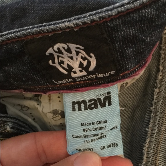 Mavi Alma crop jeans size 28 with stretch - Picture 5 of 6